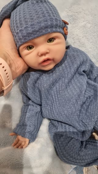Bebe reborn silicona blanda platino 