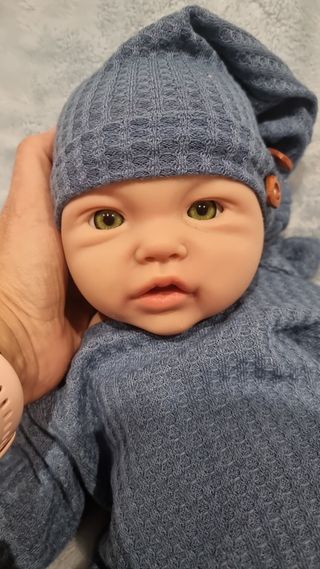 Bebe reborn silicona blanda platino 