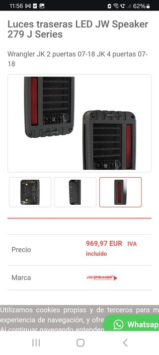 LUCES TRASERAS JEEP JW SPEAKER 