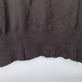 Cárdigan-chaqueta punto mujer negra.