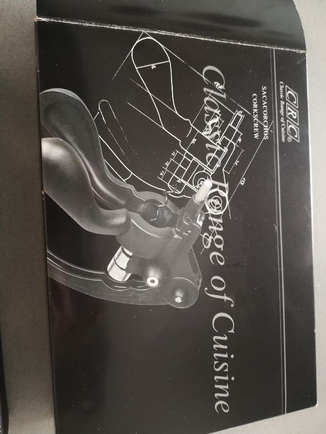 Sacacorchos a estrenar. CRC