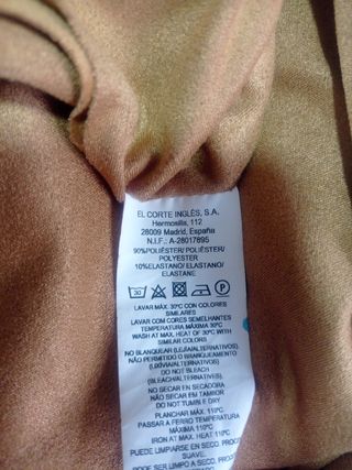 Vestido antelina 