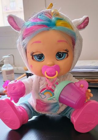 Muñeca Robotica BEBES LLORONES. 65 caras y sonidos