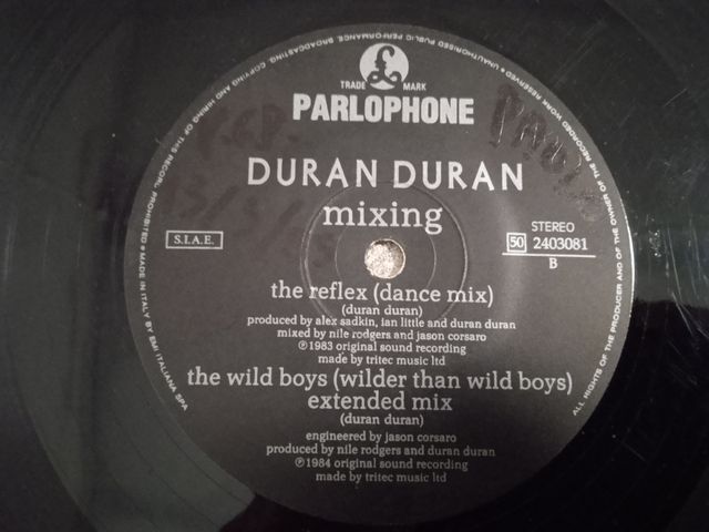 Duran Duran Mixing:1984 No Poster no Gadgets