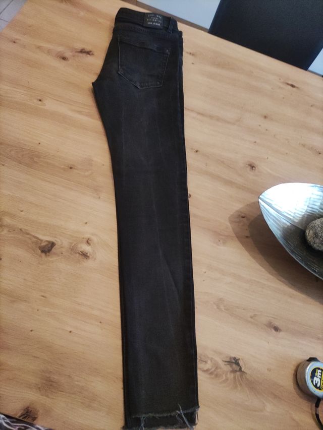 PANTALÓN VAQUERO NEGRO, Niña TALLA 34