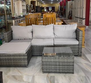 OFERTA CHAISLONGUE GRIS DE TERRAZA Y JARDIN