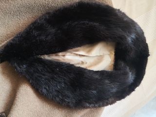 Cappotto donna color cammello collo pelliccia