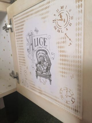 Mueble auxiliar transformado Alicia  !!
