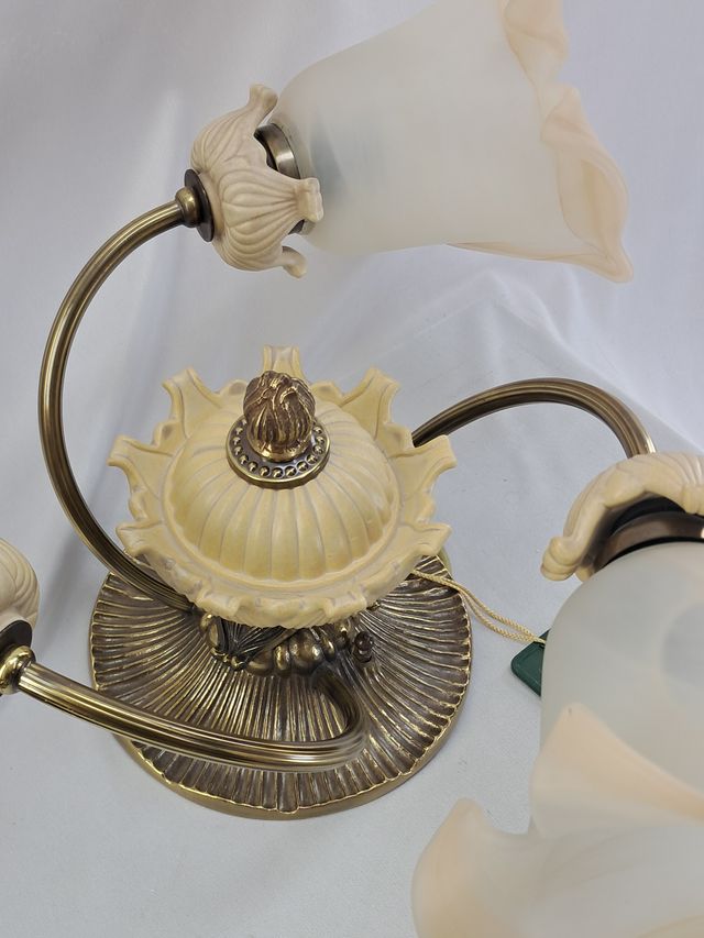 LÁMPARA DE TECHO VINTAGE - CREVAL - ART NOUVEAU