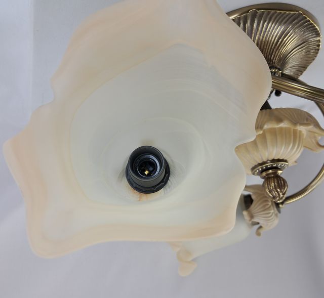 LÁMPARA DE TECHO VINTAGE - CREVAL - ART NOUVEAU