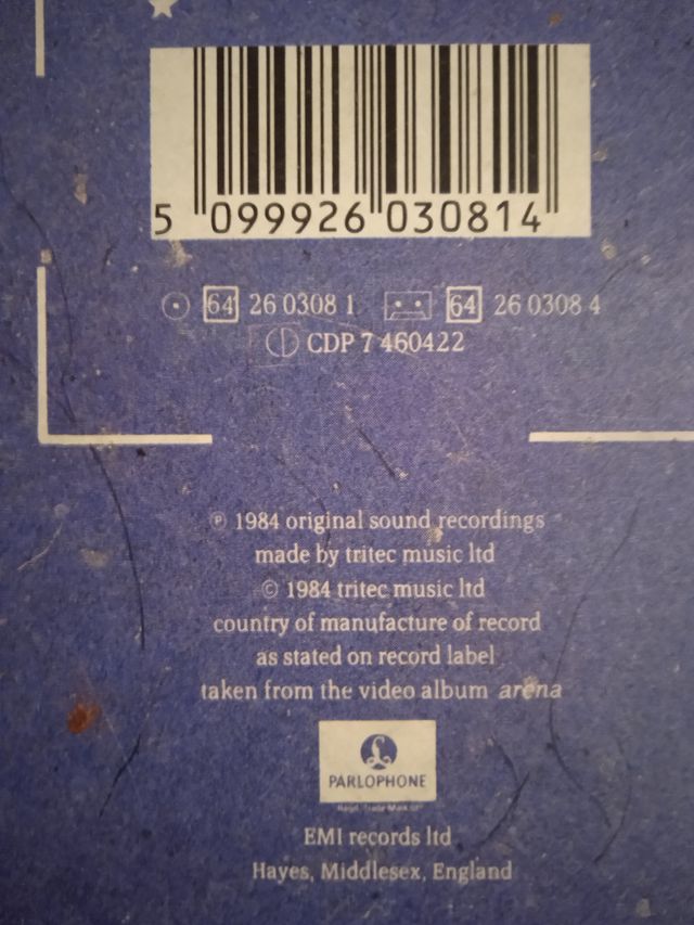 Lp 33 giri Duran Duran Arena:1984