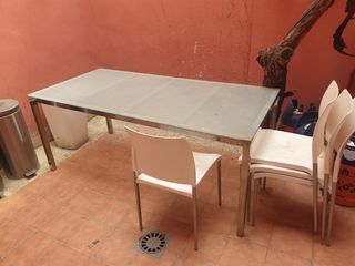 Mesa comedor o terraza ikea reforzada