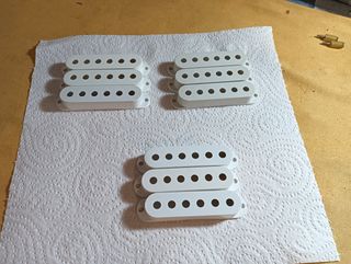 Cubiertas micrófonos Fender stratocaster