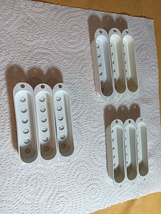 Cubiertas micrófonos Fender stratocaster