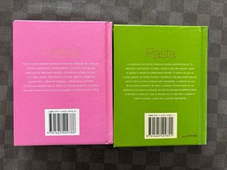Lote dos libros de recetas: pasta y postres