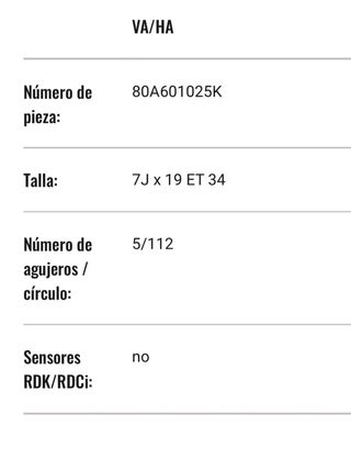 Llantas 19” audi Q5