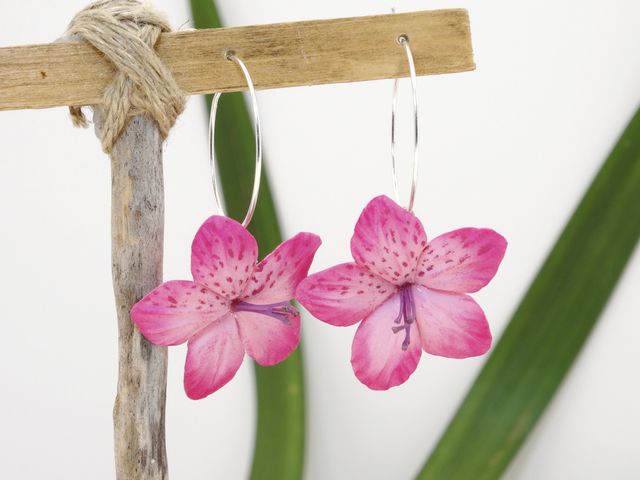 Pendientes de azaleas