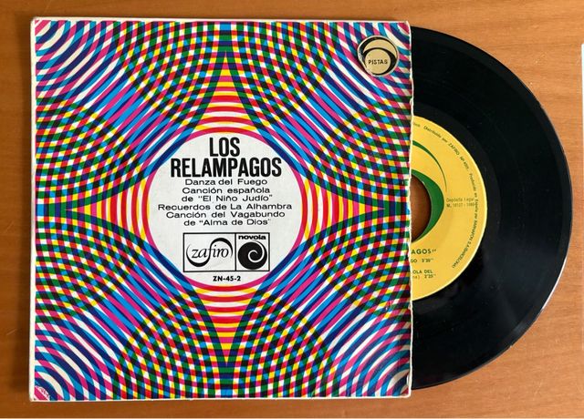 Los relampagos SP vinilo