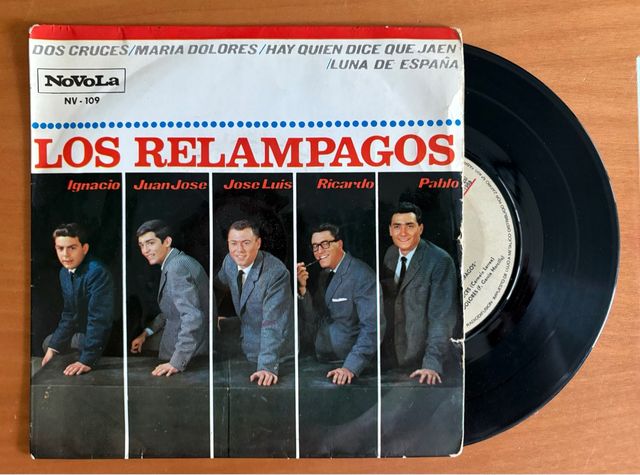 Los relampagos SP vinilo