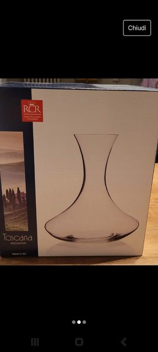 Caraffa e decanter 2000cc RCR Cristalleria Italian