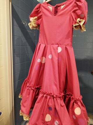 Traje de flamenca niña