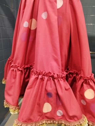 Traje de flamenca niña