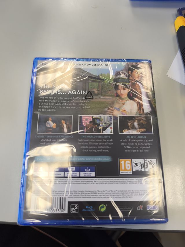 Shenmue 1 y 2 - PS4 - Nuevo
