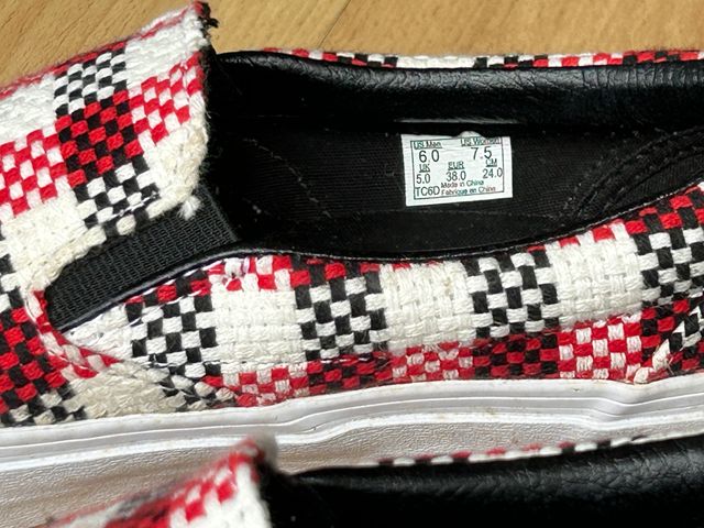 Zapatillas Vans 38 Slip On canvas Checkerboard
