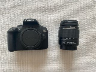 Canon EOS 2000D  Objetivo EFS 1855mm III  Kit Comp