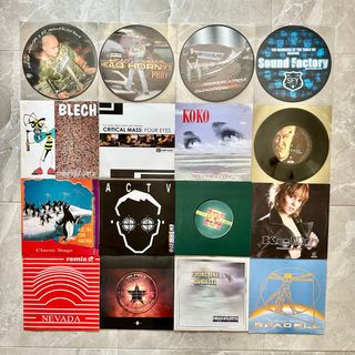 Lote de 16 vinilos Mákina /Hard Trance /Eurodance