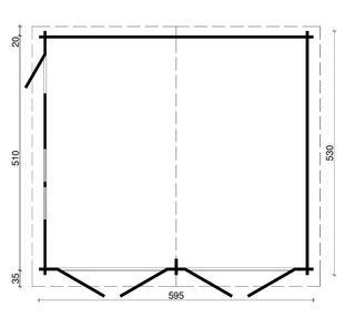 Garaje 31,5m2 prefabricado totalmente diáfano