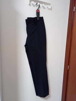 Pantalón pinza azul marino