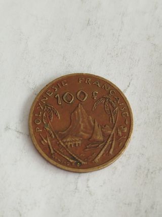 Polinesia Francesa 100 francos 1991 mone