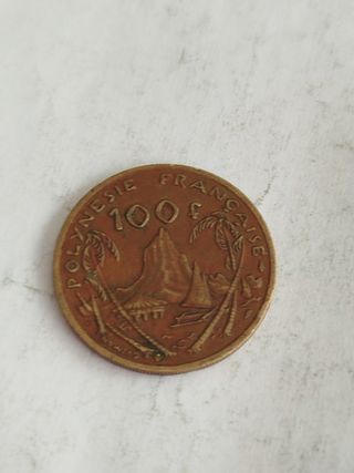Polinesia Francesa 100 francos 1991 mone