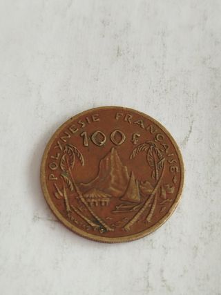 Polinesia Francesa 100 francos 1991 mone