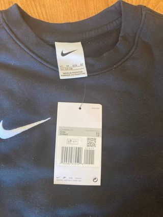 Sudadera nike niño sin gorro 