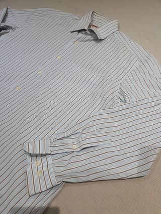 Emidio Tucci striped shirt with pocket