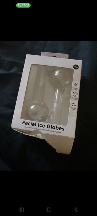 Sfere fredde per massaggi al viso