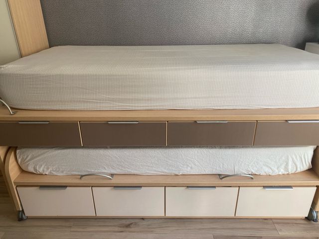 2 camas y 8 cajones oprtunidad