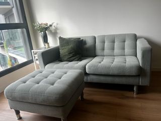 Sofá - verde con ottoman