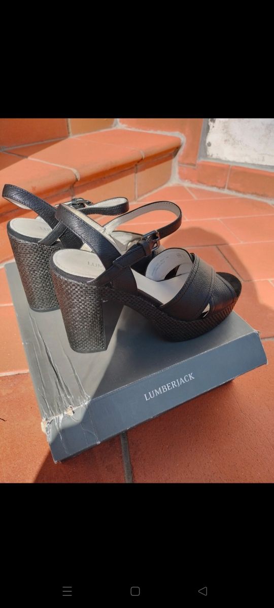 Sandalo con plateau Lumberjack