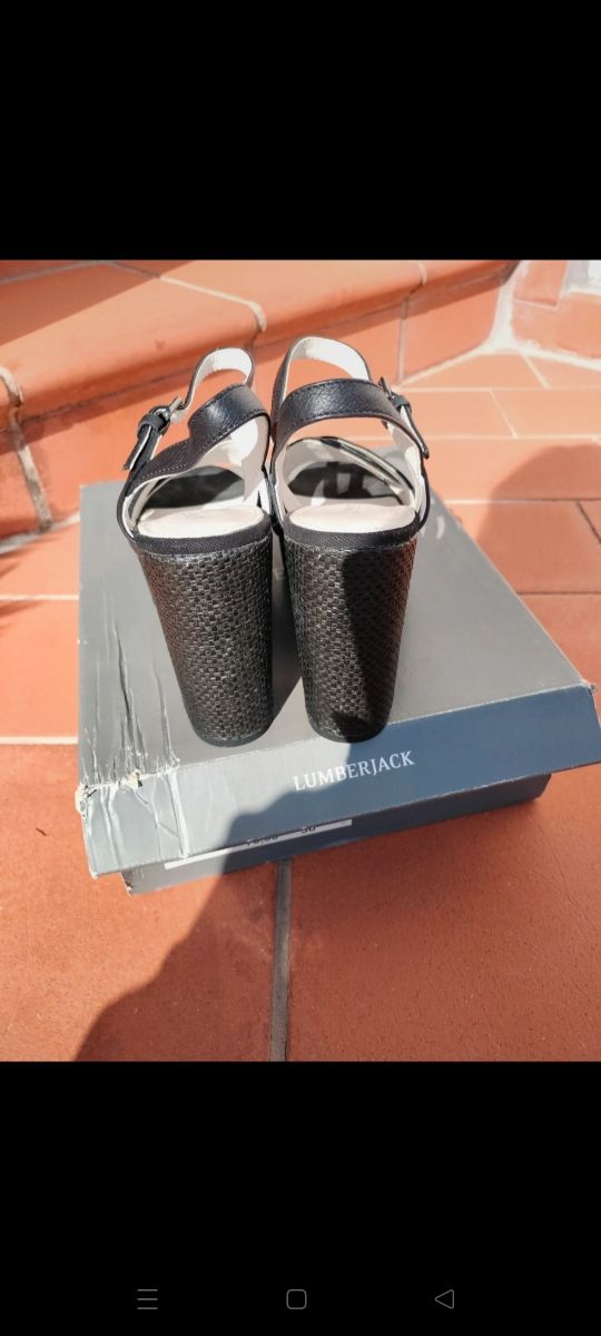 Sandalo con plateau Lumberjack