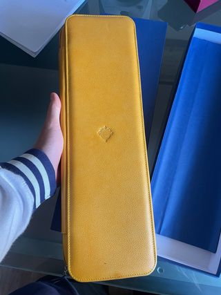 Custodia Cartujano Per Cravatte Pelle Di Coccod