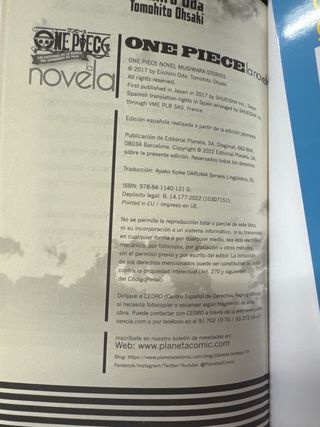 One Piece La Novela