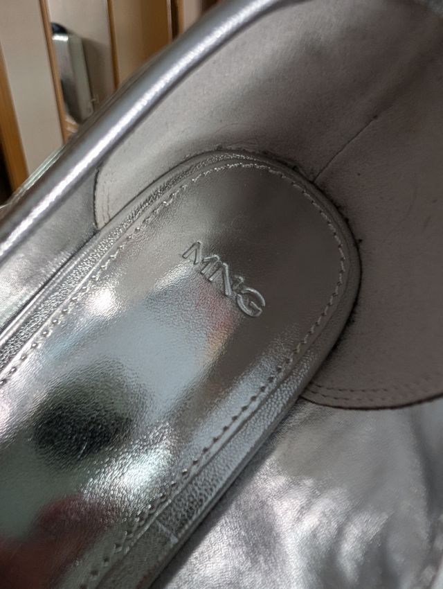 Flats Balerinas plateadas