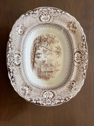 Bandejas porcelana antiguas