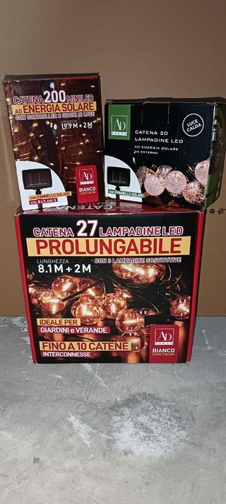 Catena luminosa lampadine led