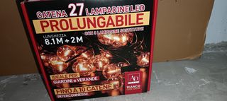 Catena luminosa lampadine led