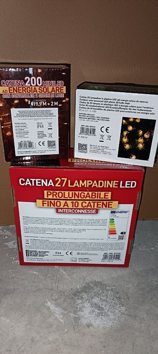 Catena luminosa lampadine led