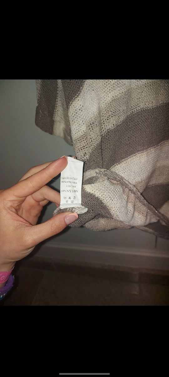 Camiseta transparencias rayas